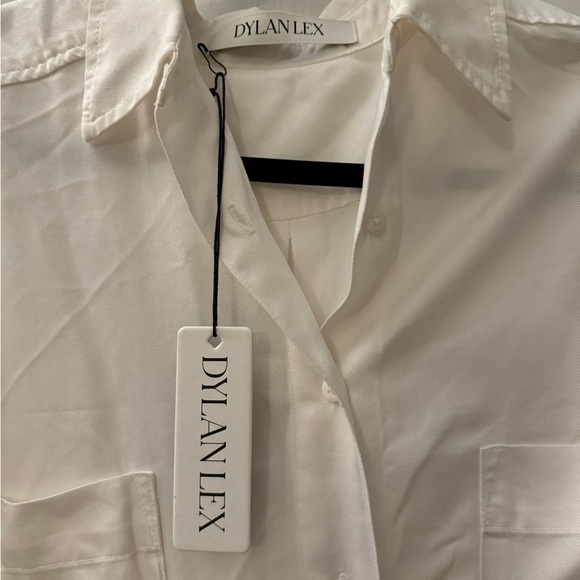 SOLD OUT - NWT Classic DYLAN LEX "DLEX" button down shirt M/L - Picture 3 of 8